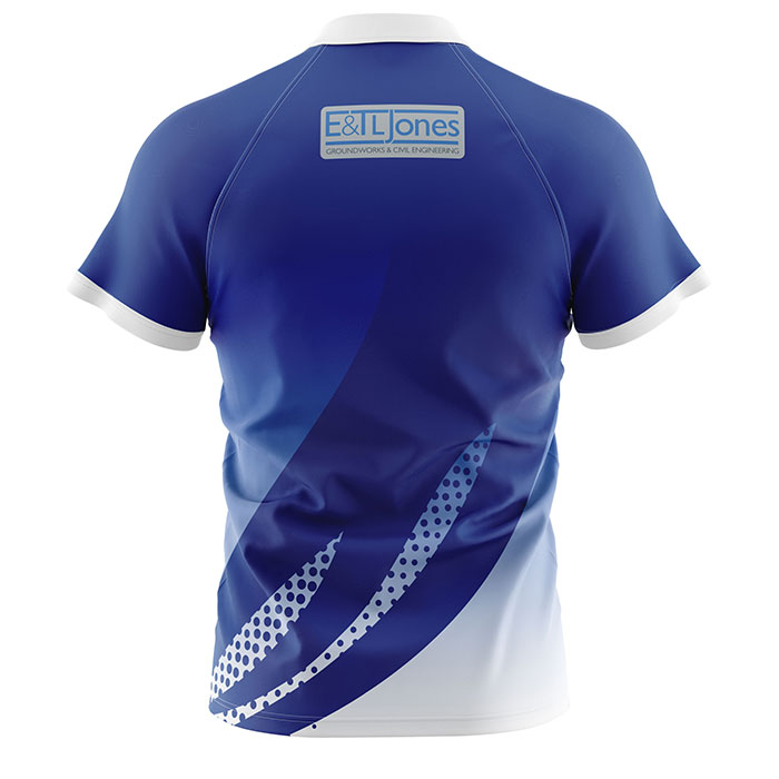 club bowls shirt design landeilo bc back