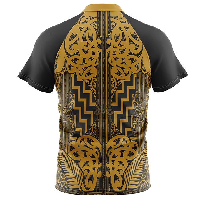 custom bowls shirt design maori back